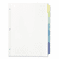 AVE11991 Index Maker Clear Label Contemporary Color Dividers, 8-Tab, 5 Sets/Pack By AVERY-DENNISON