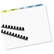 AVE11998 Index Maker Clear Label Contemporary Color Dividers, 5-Tab, 25 Sets/Pack By AVERY-DENNISON