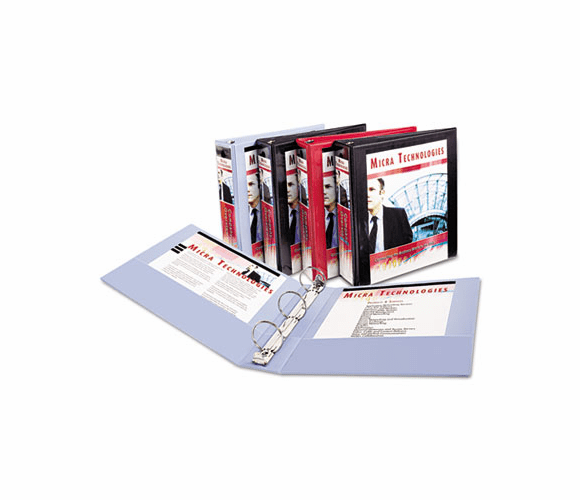 AVE12050 Show-Off View Binder With Round Rings, 2" Capacity, Assorted, 12/Carton By AVERY-DENNISON