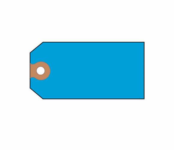 AVE12355 Shipping Tags, Paper, 4 3/4 x 2 3/8, Blue, 1,000/Pack By AVERY-DENNISON