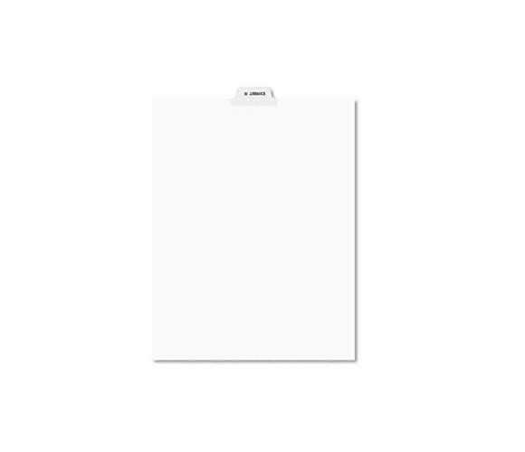 AVE12391 Preprinted Legal Bottom Tab Dividers, Exhibit R, Letter, 25/Pack By AVERY-DENNISON