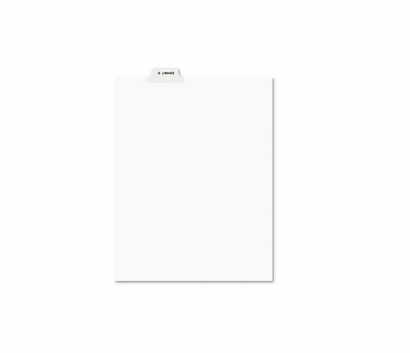 AVE12392 Preprinted Legal Bottom Tab Dividers, Exhibit S, Letter, 25/Pack By AVERY-DENNISON