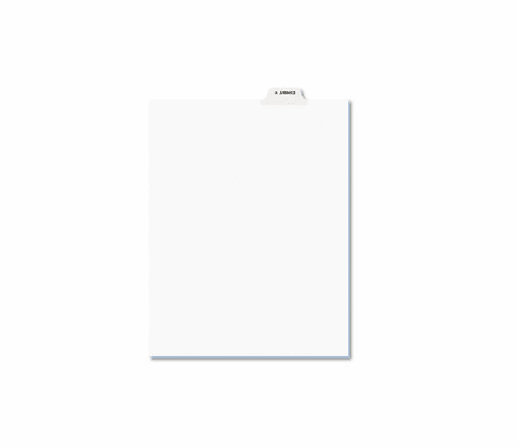 AVE12395 Preprinted Legal Bottom Tab Dividers, Exhibit V, Letter, 25/Pack By AVERY-DENNISON