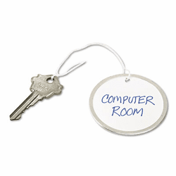 AVE14316 Metal Rim Marking Tags, Metal/Paper, 2-1/4� Diameter, White, 500/Box By AVERY-DENNISON