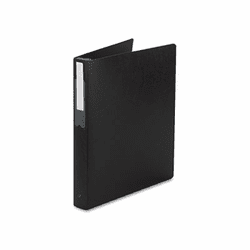 AVE14801 Hanging File Poly Ring Binder, 1" Capacity, Black By AVERY-DENNISON