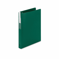 AVE14802 Hanging File Poly Ring Binder, 1" Capacity, Green By AVERY-DENNISON