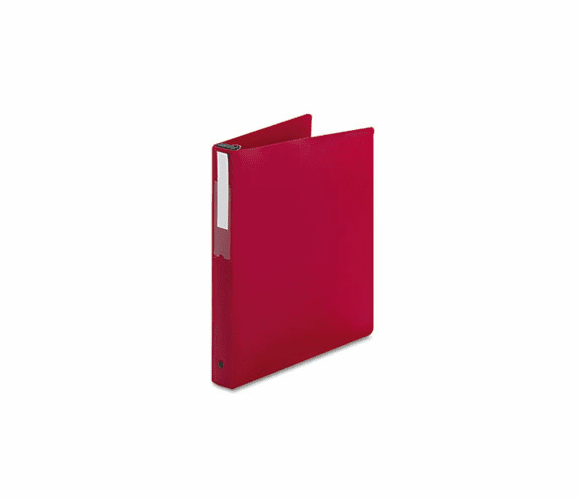 AVE14803 Hanging File Poly Ring Binder, 1" Capacity, Red By AVERY-DENNISON