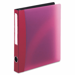AVE15807 Easy Access Round Ring Reference Binder, 1" Capacity, Burgundy By AVERY-DENNISON