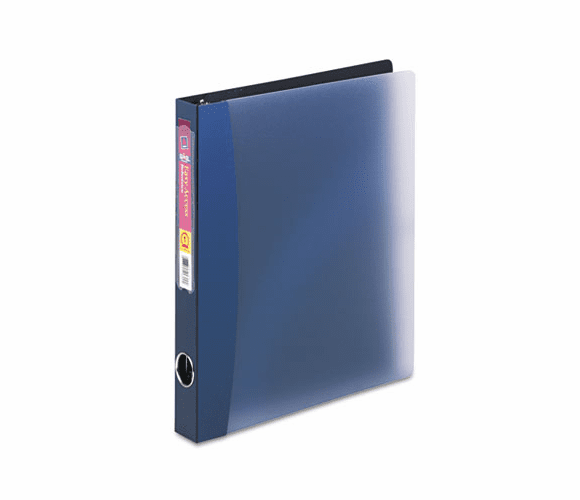 AVE15809 Easy Access Round Ring Reference Binder, 1" Capacity, Dark Blue By AVERY-DENNISON