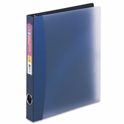 AVE15809 Easy Access Round Ring Reference Binder, 1" Capacity, Dark Blue By AVERY-DENNISON