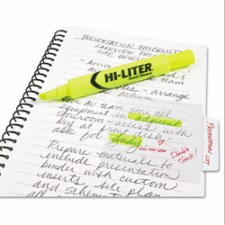 AVE16330 NoteTabs-Notes, Tabs and Flags in One, Pastel Blue/Clear, Three Inch, 20/Pack By AVERY-DENNISON