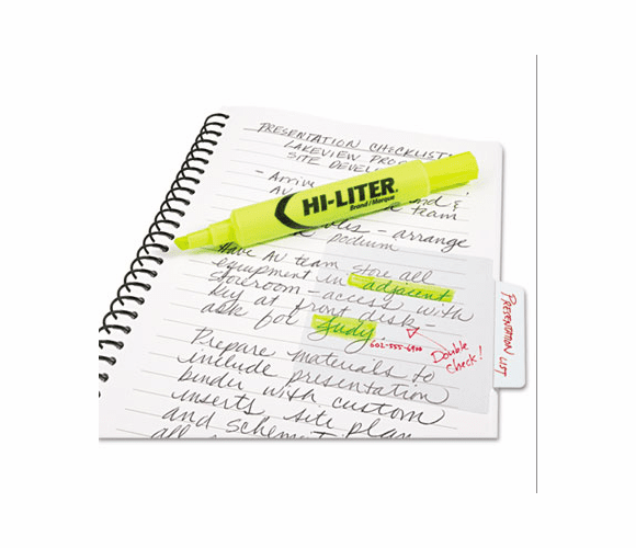 AVE16330 NoteTabs-Notes, Tabs and Flags in One, Pastel Blue/Clear, Three Inch, 20/Pack By AVERY-DENNISON