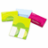 AVE16386 NoteTabs-Notes, Tabs and Flags in One, Citrus Yellow, Green, Two Inch, 20/PK By AVERY-DENNISON