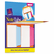 AVE16389 NoteTabs-Notes, Tabs and Flags in One, Neon Blue/Magenta/Yellow, 2/3", 25/PK By AVERY-DENNISON