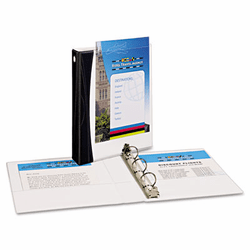 AVE17345 Comfort Touch Durable View Binder, 1" Capacity, Vinyl, White By AVERY-DENNISON
