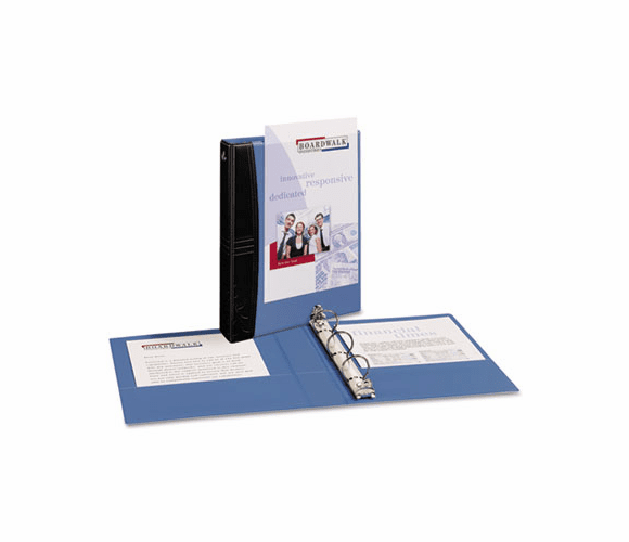 AVE17347 Comfort Touch Durable View Binder, 1" Capacity, Vinyl, Blue By AVERY-DENNISON