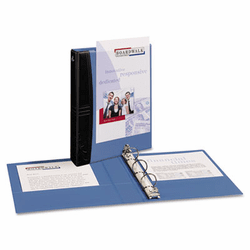 AVE17347 Comfort Touch Durable View Binder, 1" Capacity, Vinyl, Blue By AVERY-DENNISON
