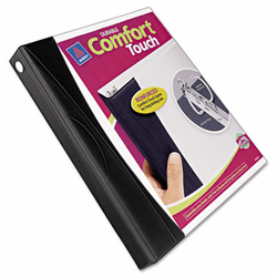 AVE17406 Comfort Touch Durable View Binder With EZ-Turn Ring, 1" Capacity, White By AVERY-DENNISON