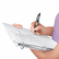 AVE17580 Durable Flip Back Round Ring View Binder, 1" Capacity, White By AVERY-DENNISON