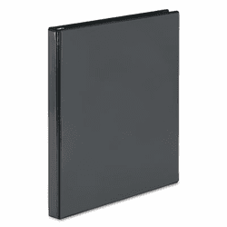 AVE19550 Showcase Reference View Binder, 1/2" Capacity, Black By AVERY-DENNISON
