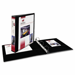 AVE19650 Showcase Reference View Binder, 1-1/2" Capacity, Black By AVERY-DENNISON