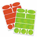 AVE19775 Permanent Self-Adhesive Reflective Stickers, Assorted, 24/Pack By AVERY-DENNISON