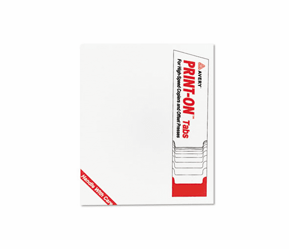 AVE20416 Xerox Docutech Three-Hole Index Dividers, 5-Tab, Letter, White, 30 Sets By AVERY-DENNISON
