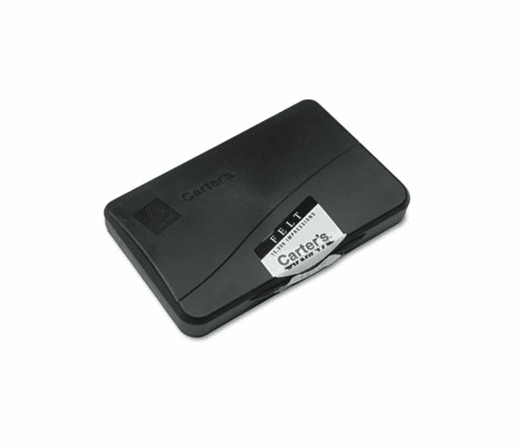AVE21081 Felt Stamp Pad, 4 1/4 x 2 3/4, Black By AVERY-DENNISON
