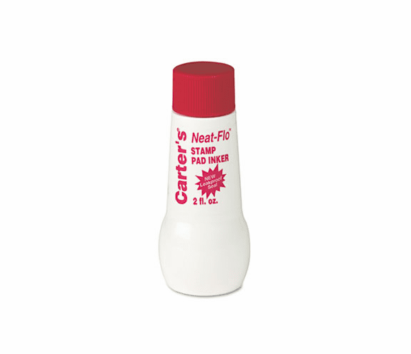 AVE21447 Neat-Flo Bottle Inker, Two Ounces, Red By AVERY-DENNISON