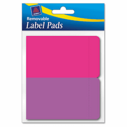 AVE22016 Removable Label Pads, 2 x 3, Assorted, 80/Pack By AVERY-DENNISON