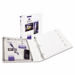 AVE23002 Protect & Store View Binder w/EZ-Turn Ring, 11 x 8-1/2, 2" Capacity, White By AVERY-DENNISON