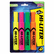 AVE24063 Desk Style Highlighter, Chisel Tip, Fluorescent Yellow/Orange/Green/Pink, 4/Set By AVERY-DENNISON