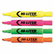 AVE24063 Desk Style Highlighter, Chisel Tip, Fluorescent Yellow/Orange/Green/Pink, 4/Set By AVERY-DENNISON