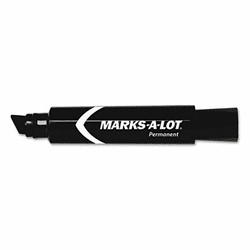 AVE24148 Permanent Marker, Jumbo Chisel Tip, Black By AVERY-DENNISON