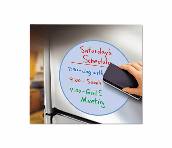 AVE24310 Peel & Stick Dry Erase Decals, Circles, 10 x 10 Sheets, Blue, 3/Pack By AVERY-DENNISON