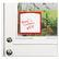 AVE24320 Peel & Stick Dry Erase Border Sheets, 10 x 10, White/Asst.Borders, 4/Pack By AVERY-DENNISON