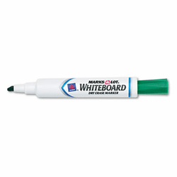 AVE24405 Desk Style Dry Erase Marker, Chisel Tip, Green, Dozen By AVERY-DENNISON