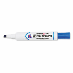 AVE24406 Desk Style Dry Erase Marker, Chisel Tip, Blue, Dozen By AVERY-DENNISON