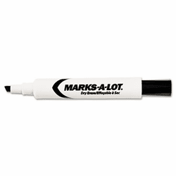 AVE24408 Desk Style Dry Erase Marker, Chisel Tip, Black, Dozen By AVERY-DENNISON