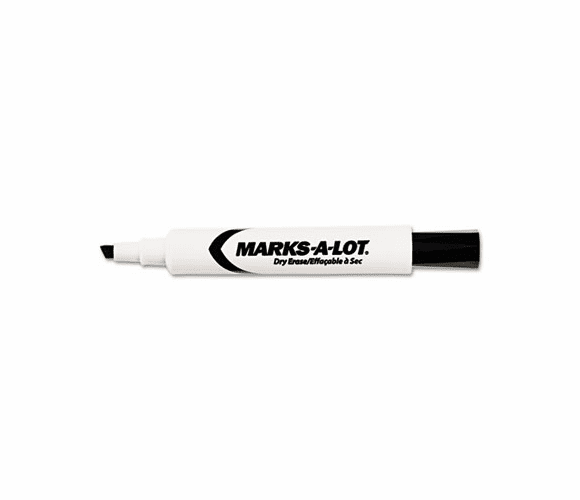 AVE24408 Desk Style Dry Erase Marker, Chisel Tip, Black, Dozen By AVERY-DENNISON