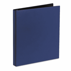 AVE27051 Durable EZ-Turn Ring Reference Binder, 11 x 8-1/2, 1/2" Capacity, Blue By AVERY-DENNISON