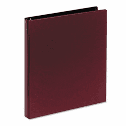 AVE27052 Durable EZ-Turn Ring Reference Binder, 11 x 8-1/2, 1/2" Capacity, Burgundy By AVERY-DENNISON