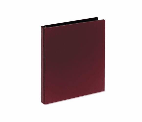 AVE27052 Durable EZ-Turn Ring Reference Binder, 11 x 8-1/2, 1/2" Capacity, Burgundy By AVERY-DENNISON