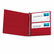 AVE27201 Durable EZ-Turn Ring Reference Binder, 11 x 8-1/2, 1" Capacity, Red By AVERY-DENNISON