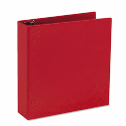 AVE27203 Durable EZ-Turn Ring Reference Binder, 11 x 8-1/2, 2" Capacity, Red By AVERY-DENNISON