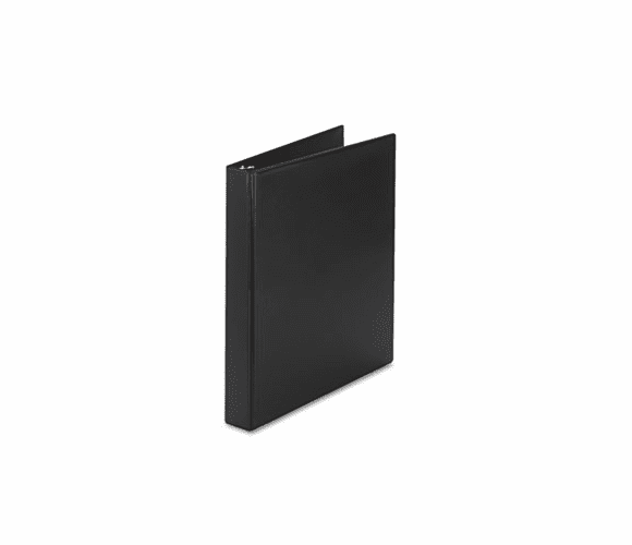 AVE27250 Durable EZ-Turn Ring Reference Binder, 11 x 8-1/2, 1" Capacity, Black By AVERY-DENNISON