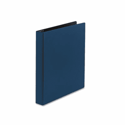 AVE27251 Durable EZ-Turn Ring Reference Binder, 11 x 8-1/2, 1" Capacity, Blue By AVERY-DENNISON