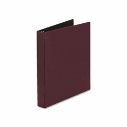 AVE27252 Durable EZ-Turn Ring Reference Binder, 11 x 8-1/2, 1" Cap, Burgundy By AVERY-DENNISON