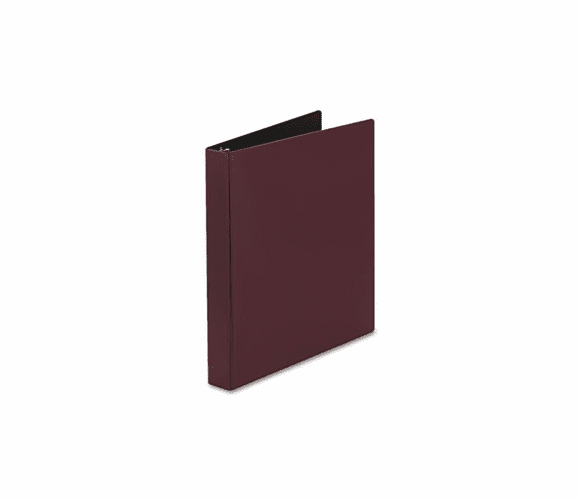 AVE27252 Durable EZ-Turn Ring Reference Binder, 11 x 8-1/2, 1" Cap, Burgundy By AVERY-DENNISON