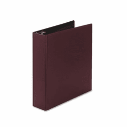 AVE27552 Durable EZ-Turn Ring Reference Binder, 11 x 8-1/2, 2" Capacity, Burgundy By AVERY-DENNISON